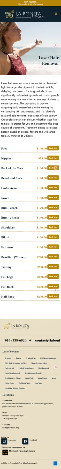 Labonitapelespa laserhairremoval store mobile