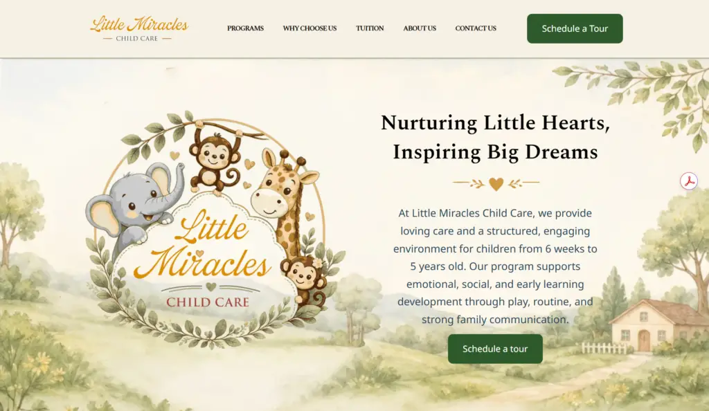 Little miracles landing